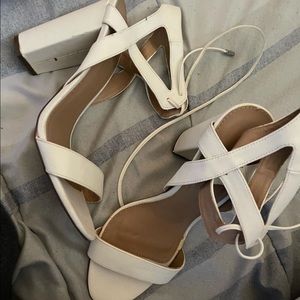 Women heels white